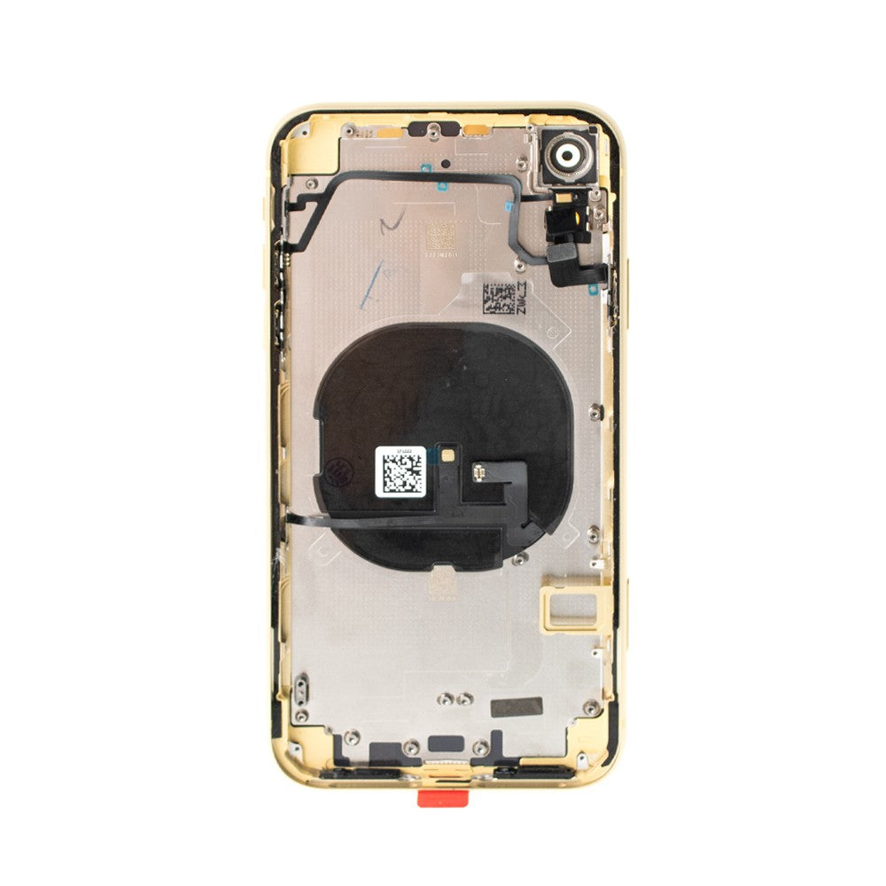 Rear Housing with Small Parts for iPhone XR-Yellow Rear Housing with Small Parts for iPhone XR-Yellow